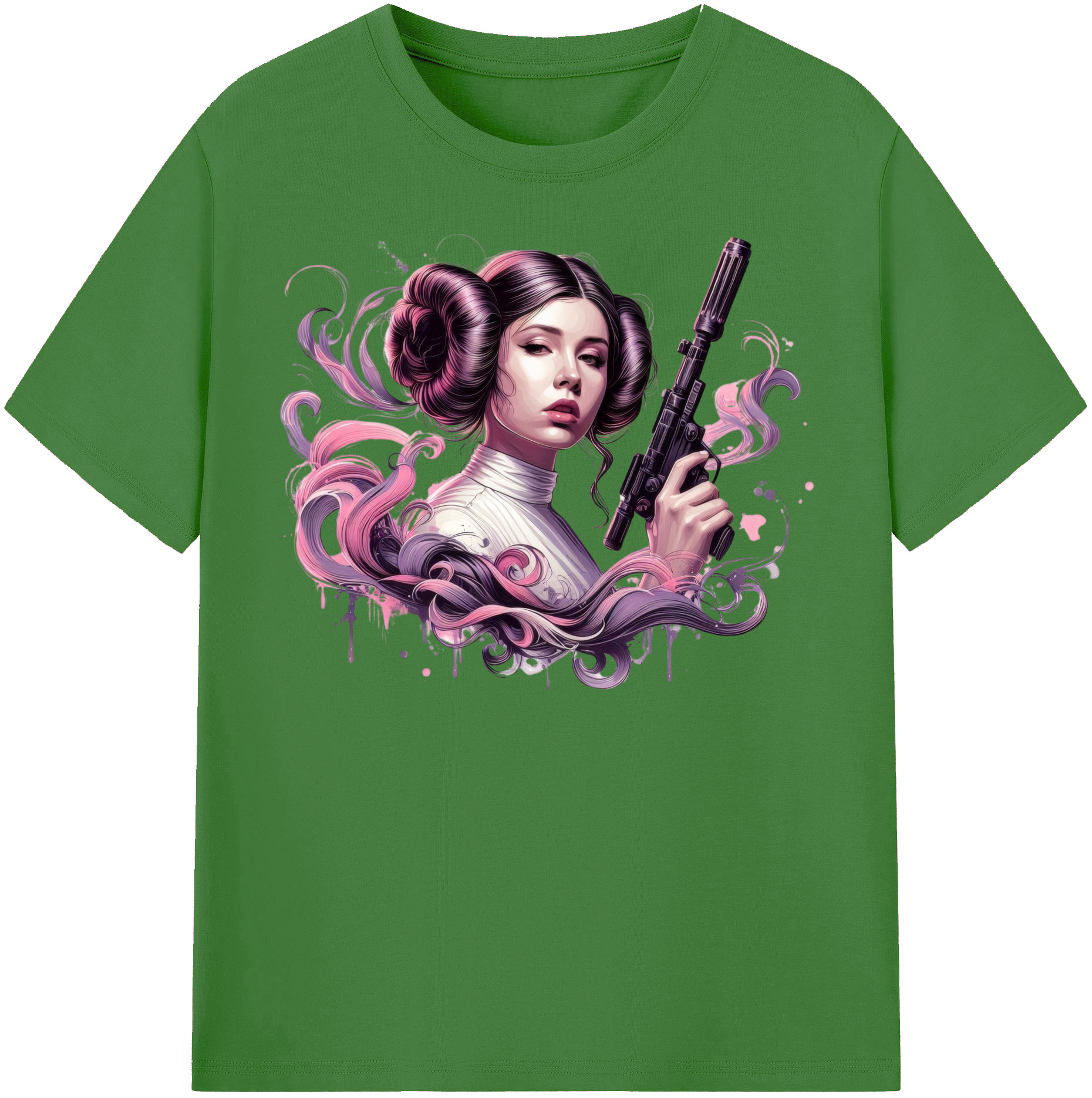 （画像用） スター・ウォーズ Star Wars レディースカジュアルプリントTシャツ（綿100％）